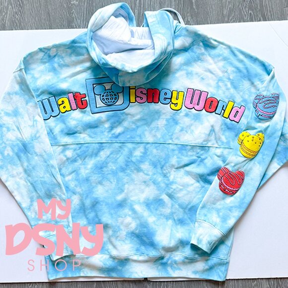 Walt Disney World Eats Macaron Hoodie | Full Zip Adult Hoodie - Picture 1 of 2